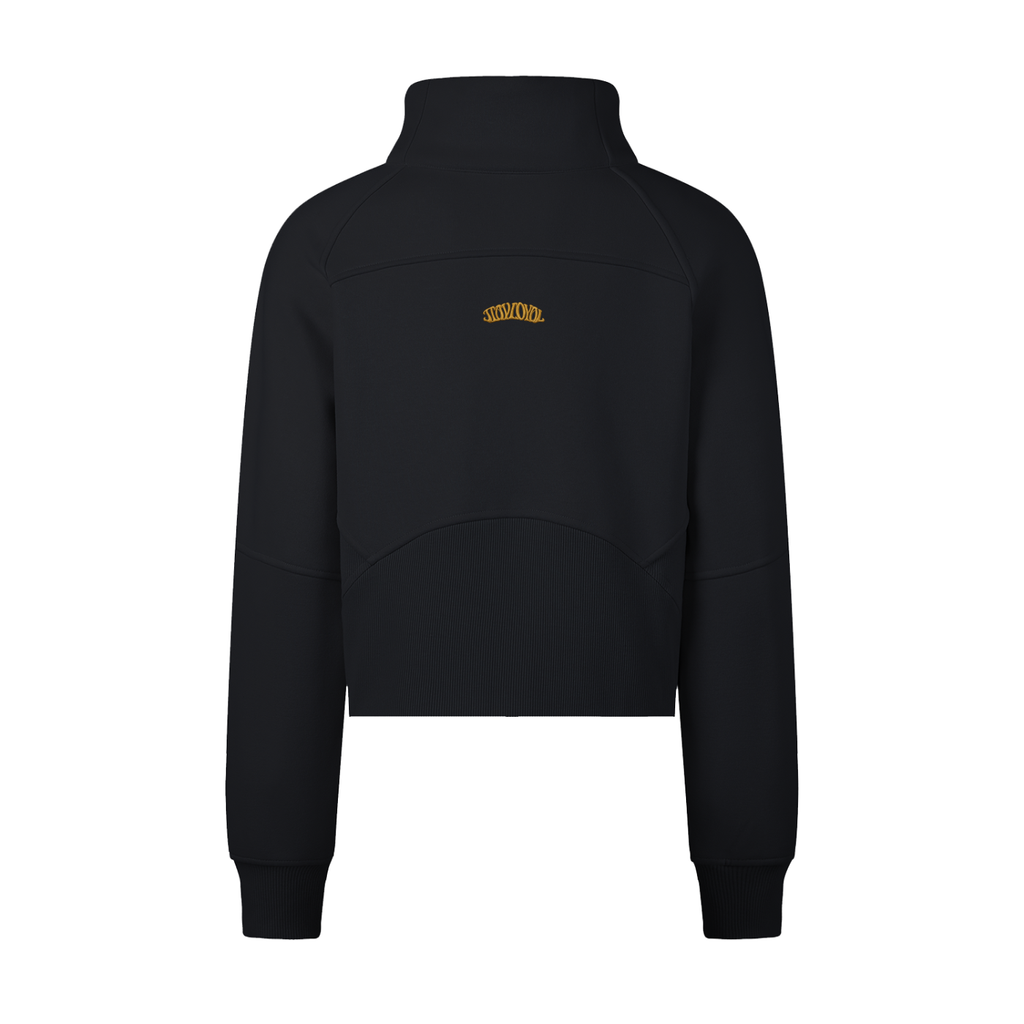 StayLoyal Womens Cropped Half-Zip Sweatshirt