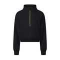 StayLoyal Womens Cropped Half-Zip Sweatshirt