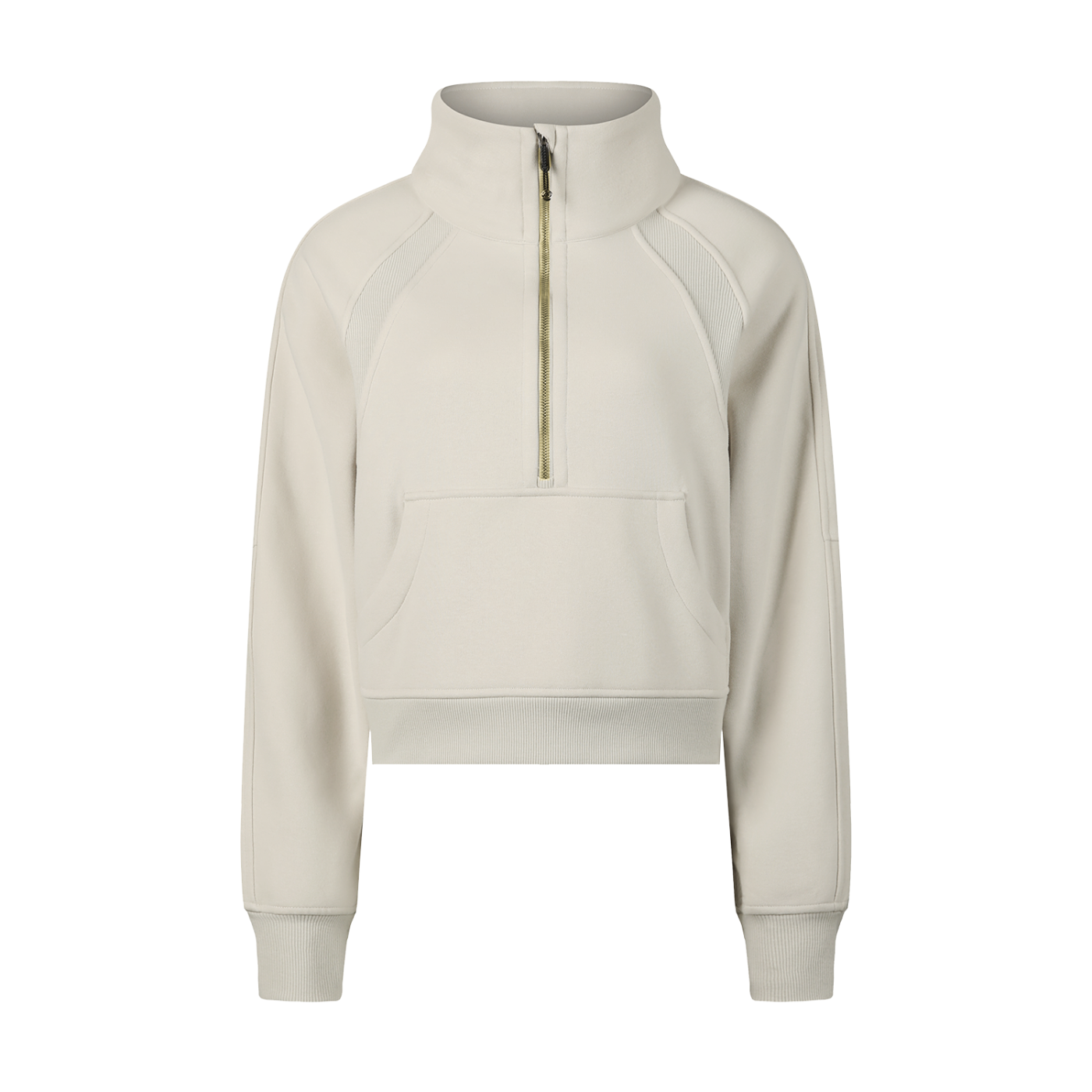 StayLoyal Womens Cropped Half-Zip Sweatshirt
